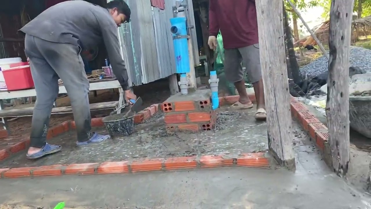 Digging water well for poor family !!
