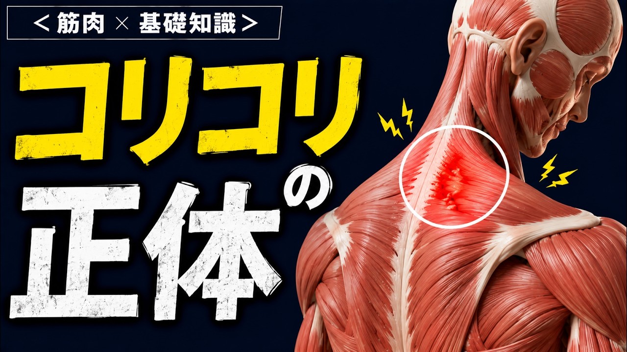 【コリコリの正体】首や肩の中にある
