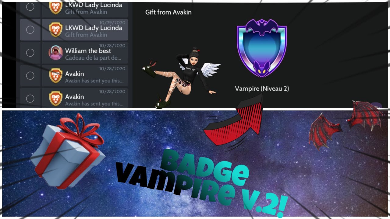 J'achète Mon Deuxième Badge Vampire - Tricia Avakin