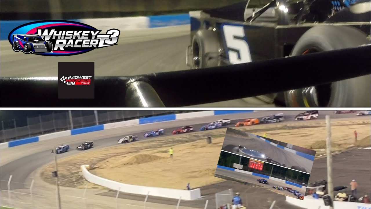 First Tour Win of 2022 on my Birthday!  Asphalt Modified in car Feature at Plymouth Motor Speedway