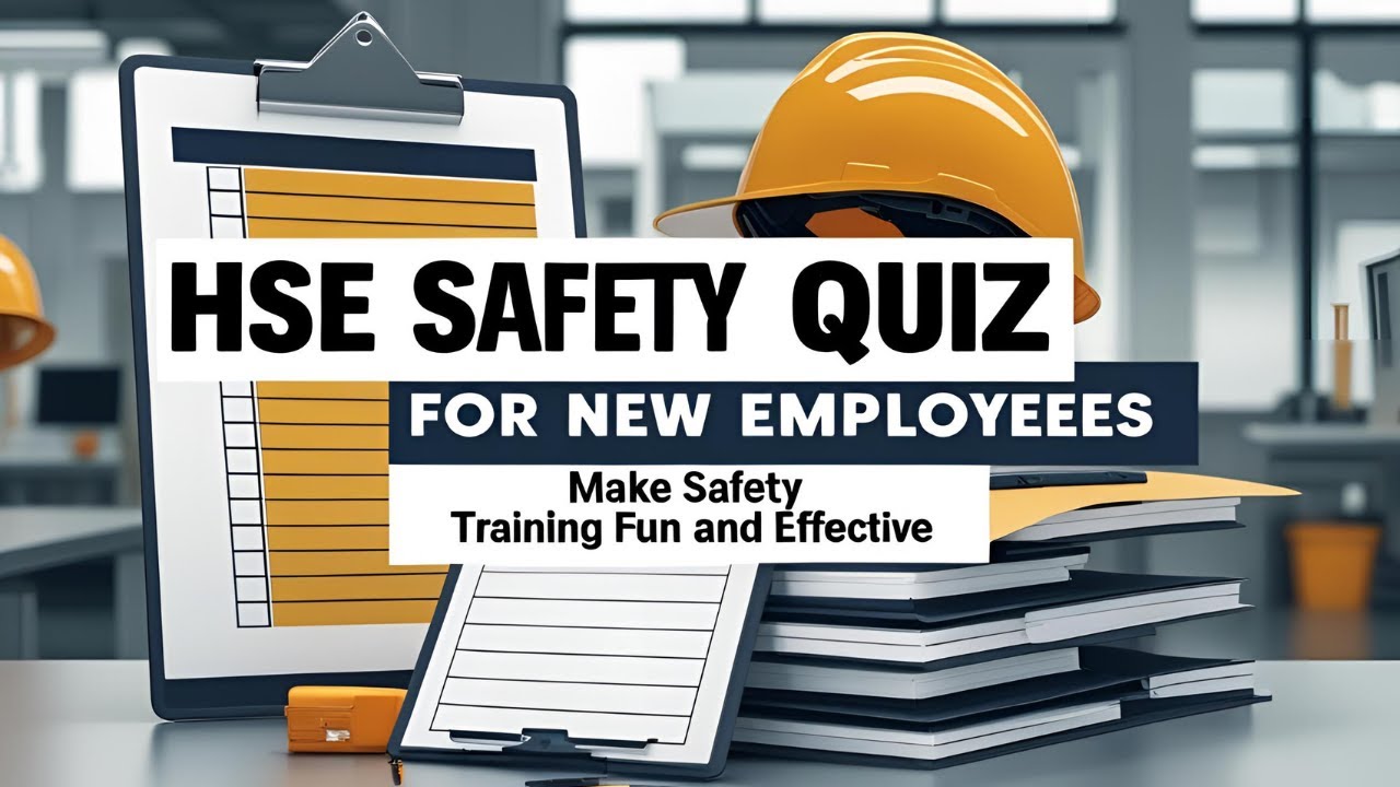 Safety HSE Safety Quiz for New Employees! @TheHSECoach