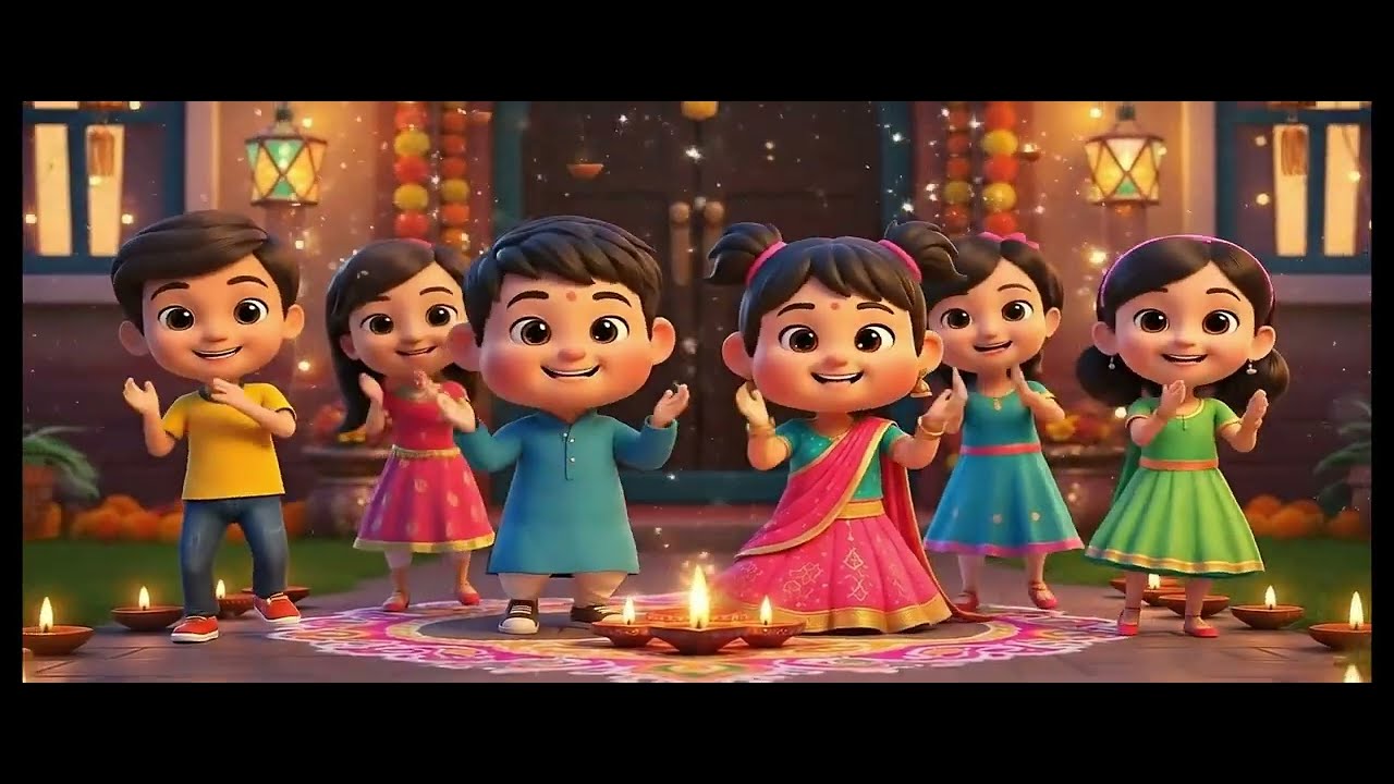 Diwali Song for Kids | सीखो और गाओ | New Hindi Nursery Rhyme 2025 | Kalubalu TV