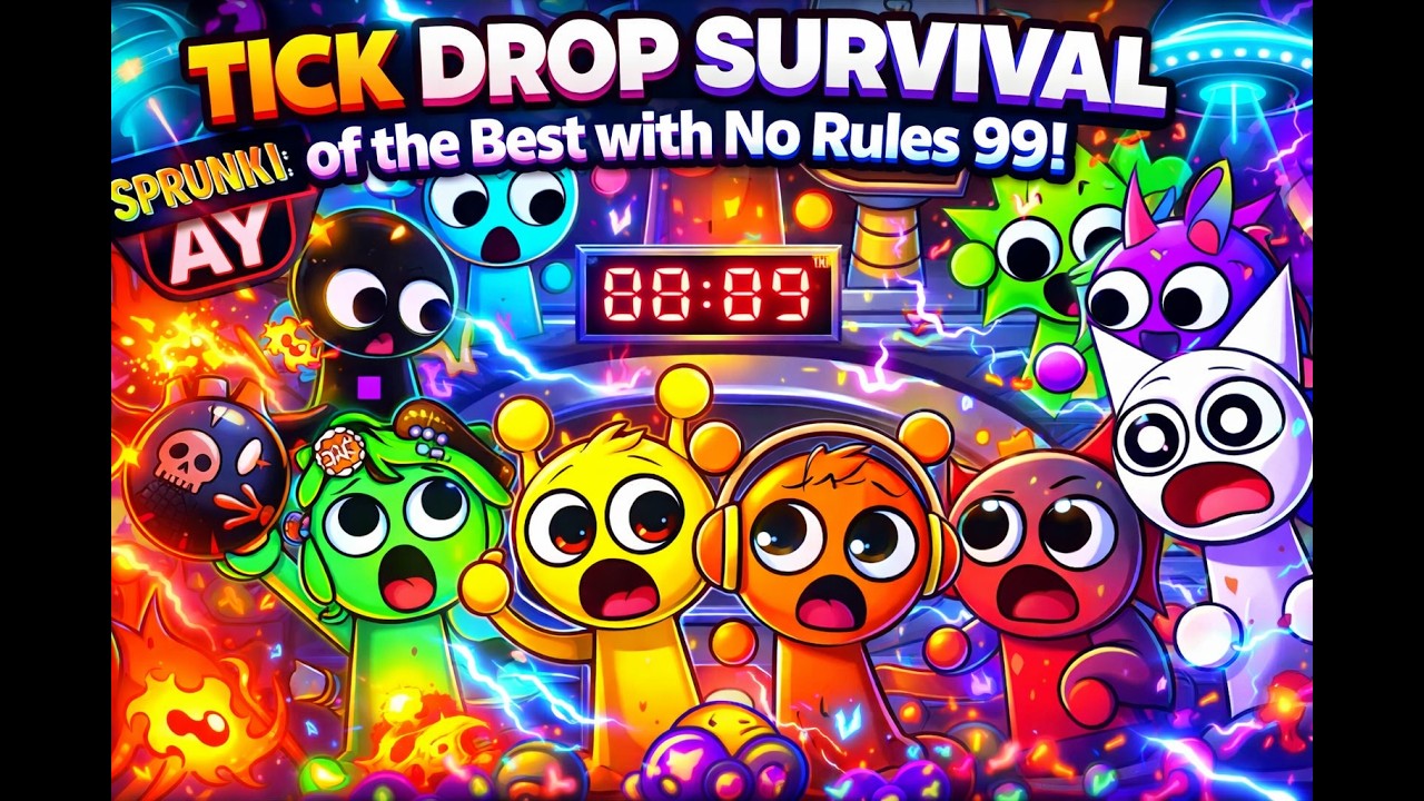 Sprunki AY in Tick Drop Hardest One Wins