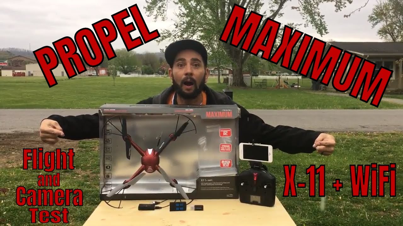 Полетные испытания и тестирование камеры Propel Maximum X-11 + Wi-Fi