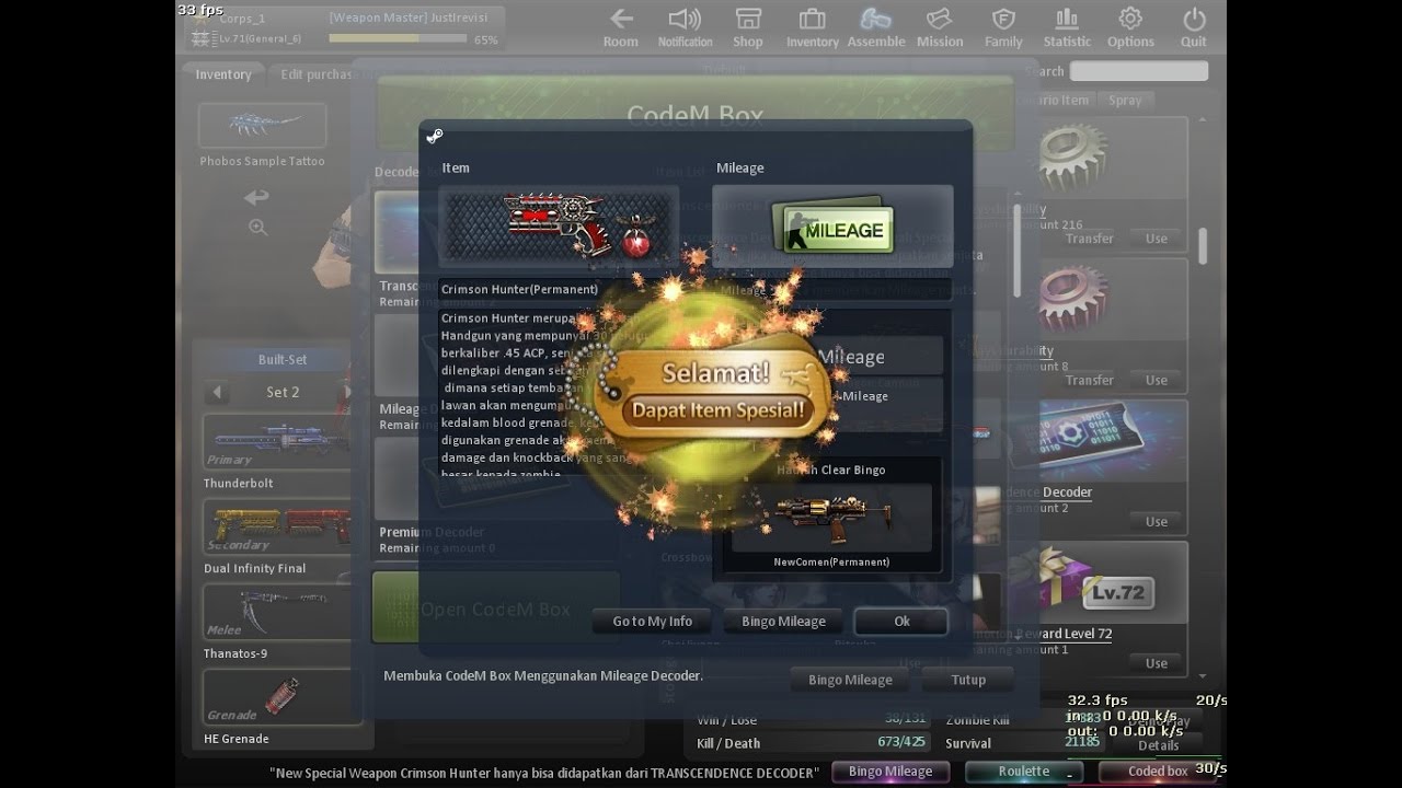 [CSO Indonesia] Open 110 Transcendence Decoder