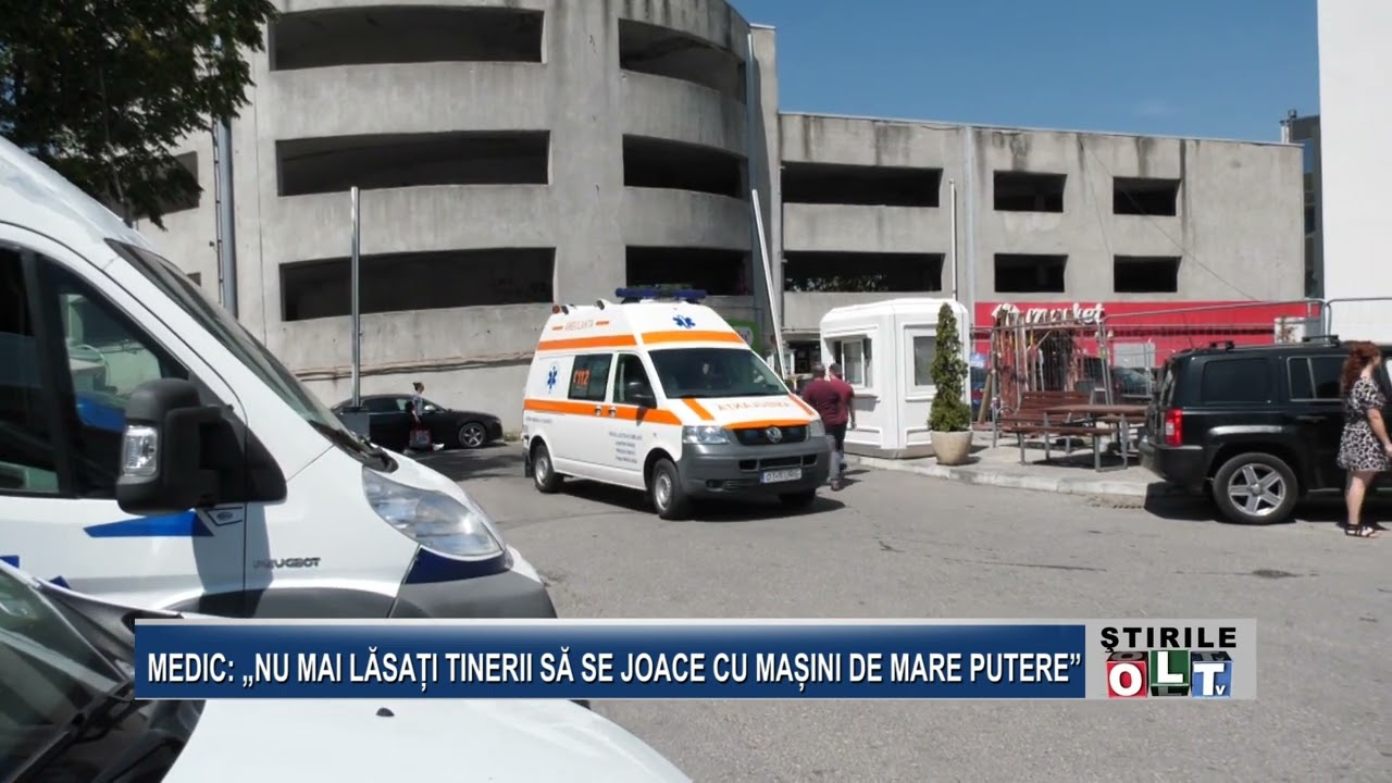 MEDIC NU MAI LASATI TINERII SA SE JOACE CU MASINI DE MARE PUTERE