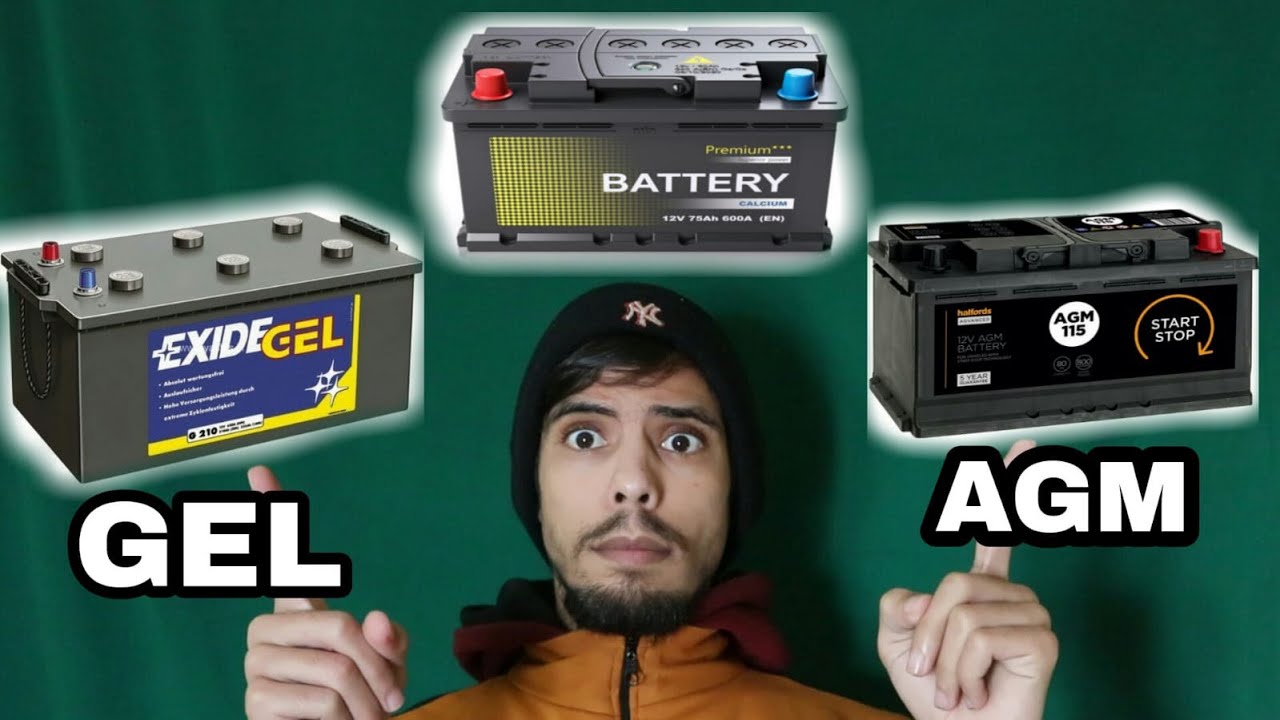 من الافضل بطارية السيارة AGM و GEL و LED ACID BATTERY