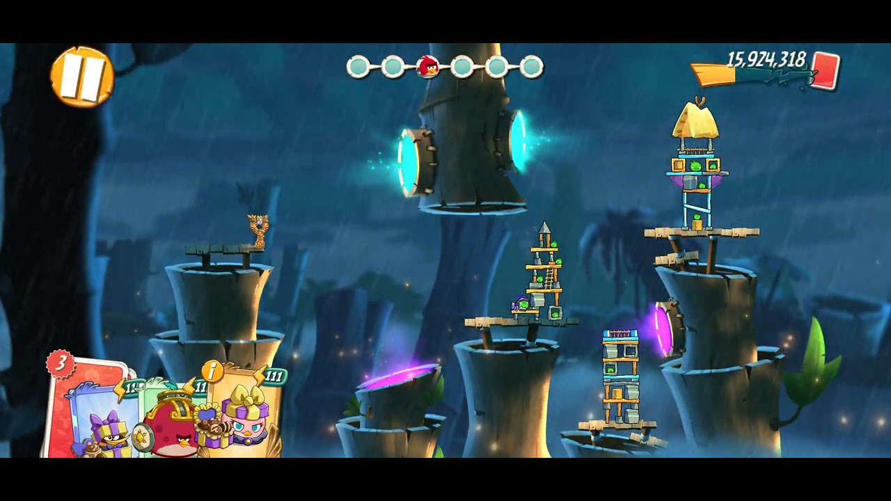 Angry Birds 2 Daily Challenge Today for Extra Blues Card (4-5-6) | 2026.03.03