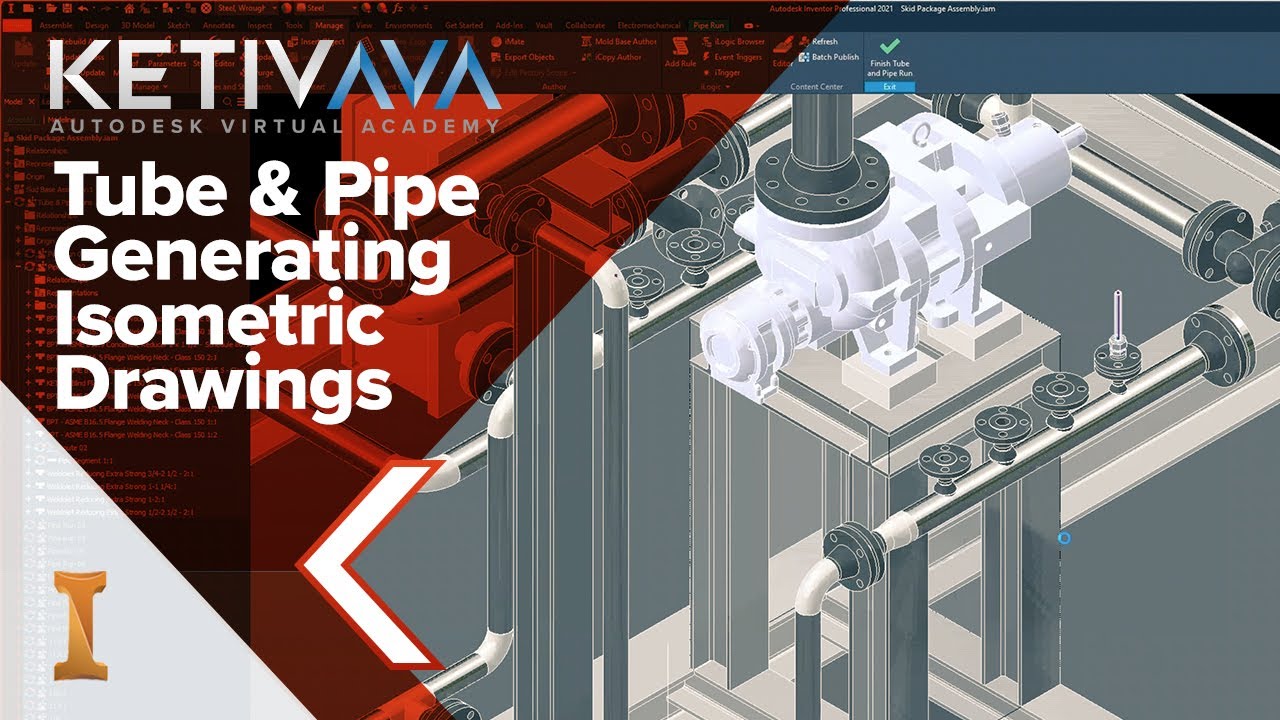 Tube & Pipe: Generating Isometrics | Autodesk Virtual Academy