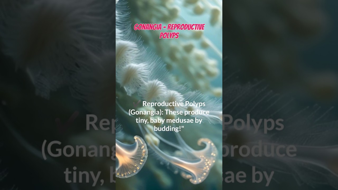 Obelia | lifecycle | Metagenesis , medusae, polyp , cnidaria! #shorts #marinelife #biology #obelia