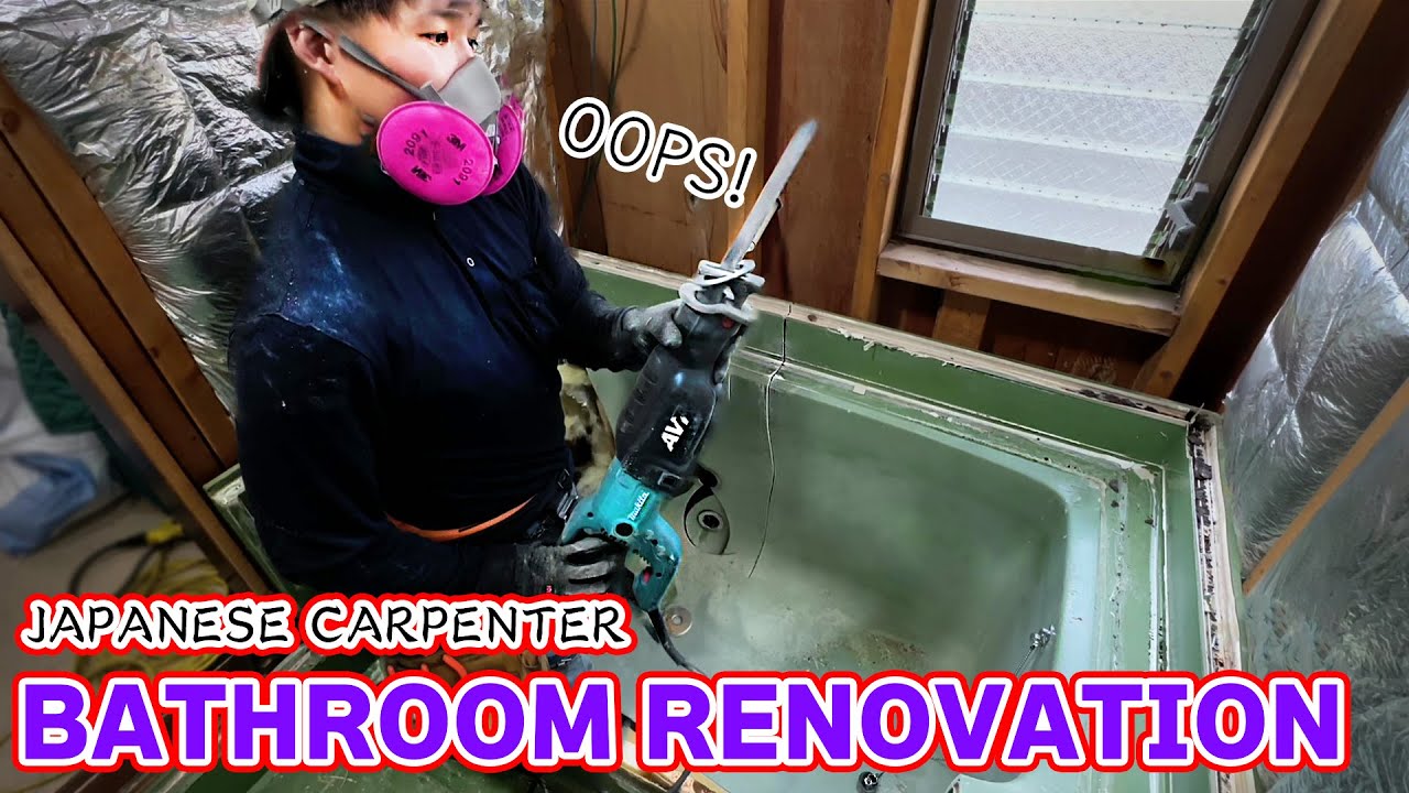 From Old to New: Japanese Woodworker's Journey to Create a Stunning System Bath