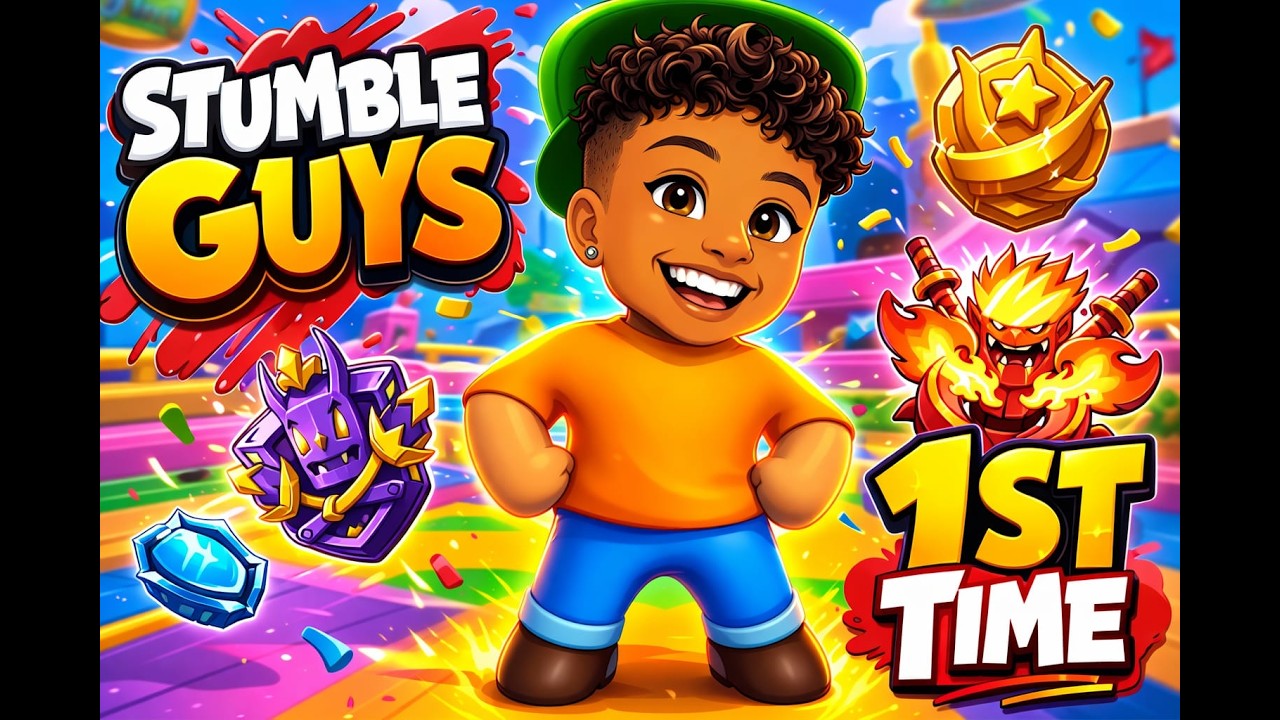 I played STUMBLE GUYS for the first time!!! #gaming #stumbleguys