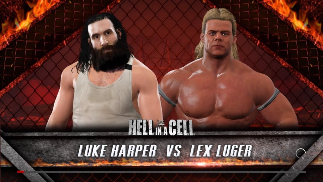 Falls Count Anywhere Match, Luke Harper vs Lex Luger [WWE 2K17]