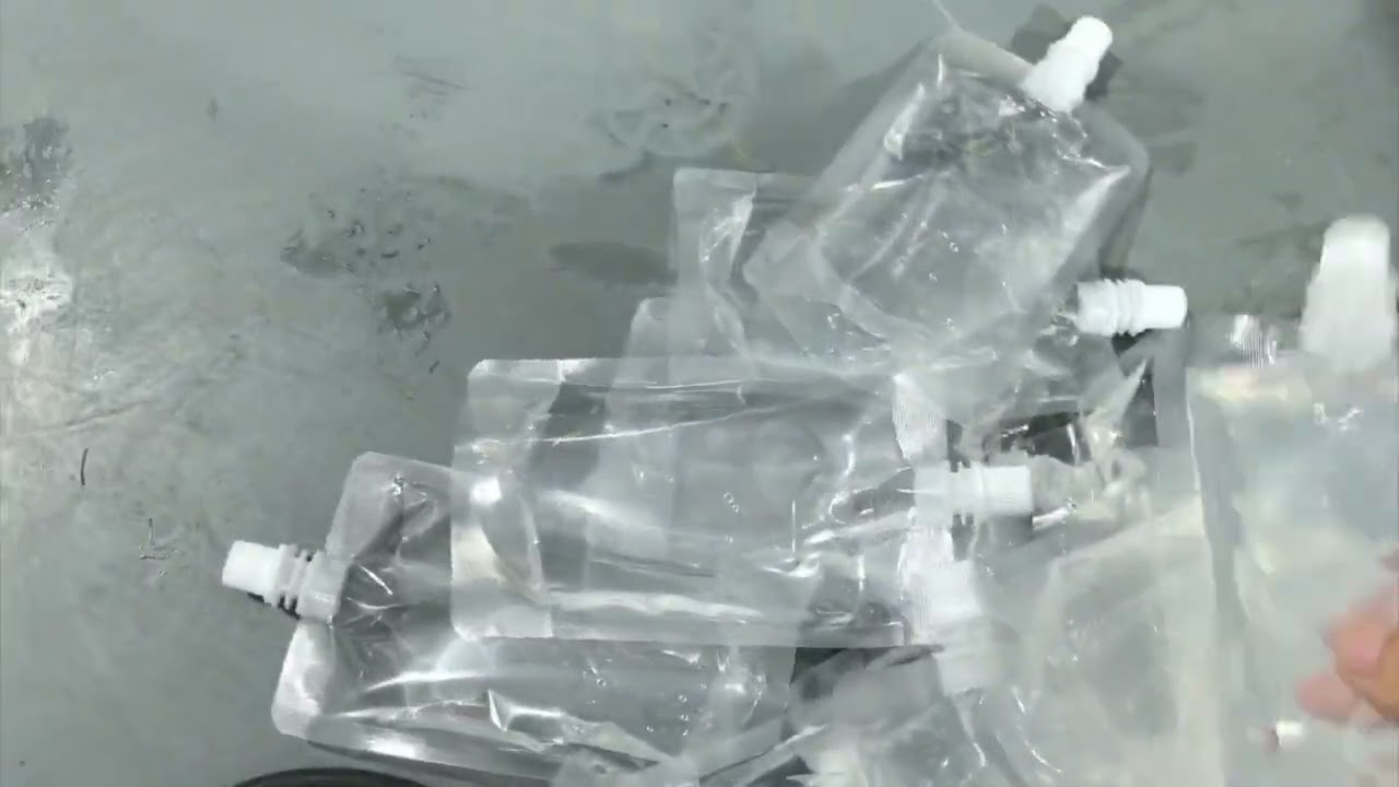 stand up pouch filling and capping machine for juice milk 