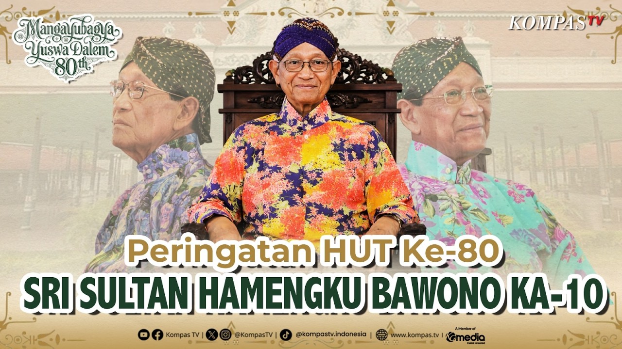 LIVE - Kirab Peringatan HUT Ke-80 Sri Sultan Hamengku Buwono X