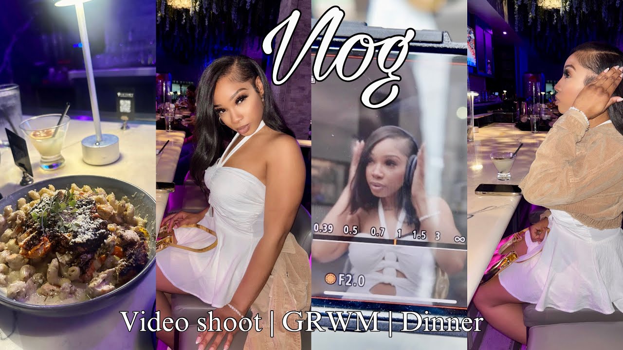 VLOG: У МЕНЯ СОСТОЯЛАСЬ ПЕРВАЯ ВИДЕОСЪЕМКА + GRWM + УЖИН С CIERRA И KYIA 💕