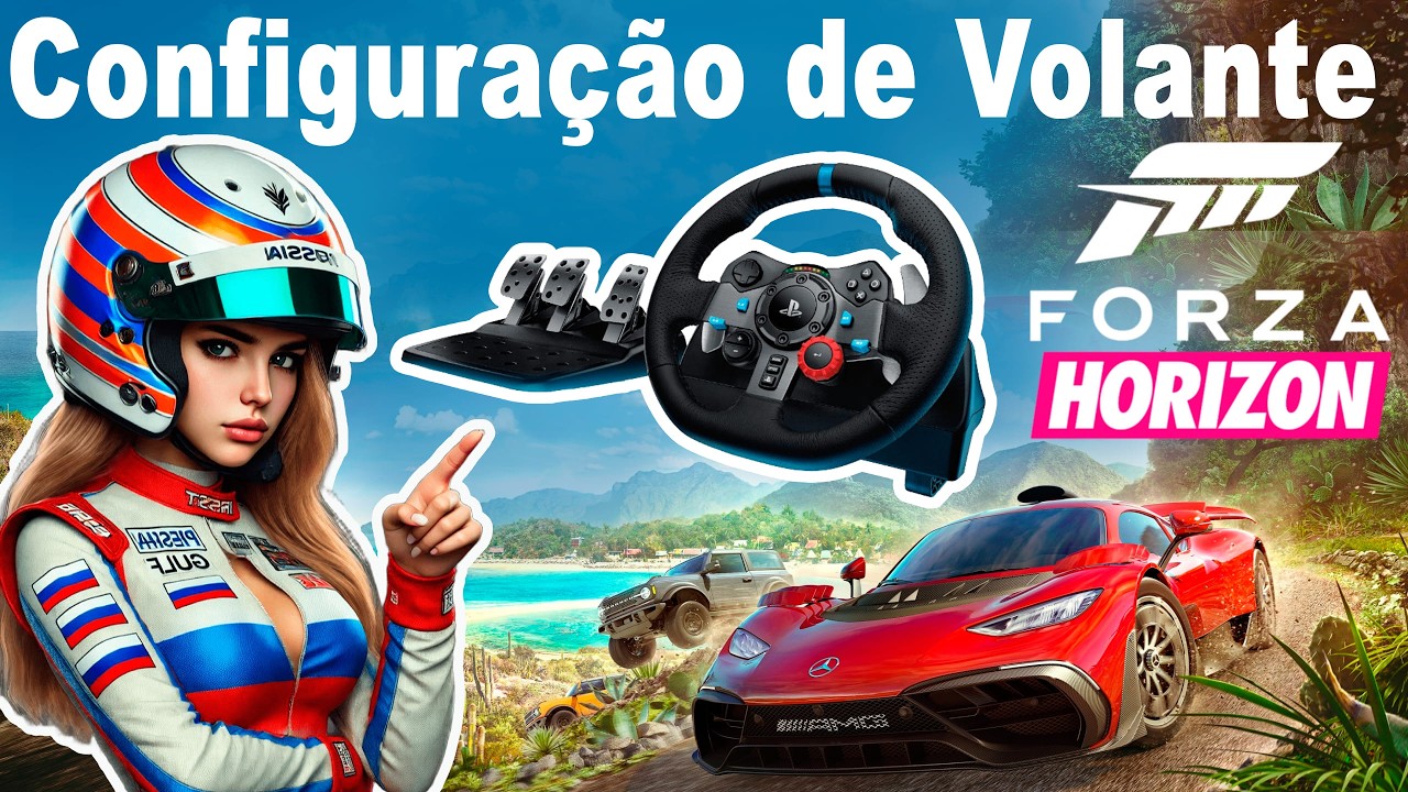 Guia de configuração dos volantes Logitech G29 & G920 para Forza Horizon 4 e Forza Horizon 5
