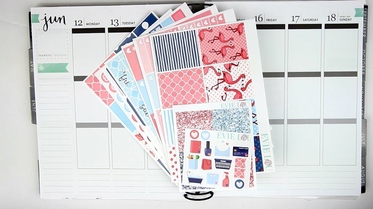 Plan With Me | Chill Flamingos (EvieLouandCo)