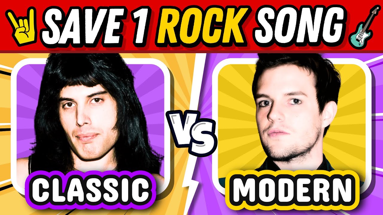 Save One Rock Song: Classic vs Modern 🤘🎸 | Music Quiz