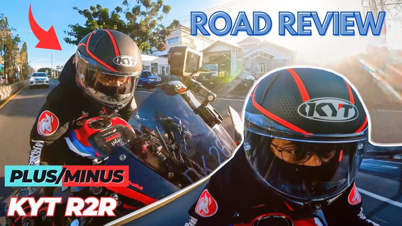 ROAD REVIEW KYT R2R CLASSIC CONCEPT MATT BLACK RED‼️ BEGINI RASANYA DI JALAN KYT R2R🔥 #kyt #kytr2r