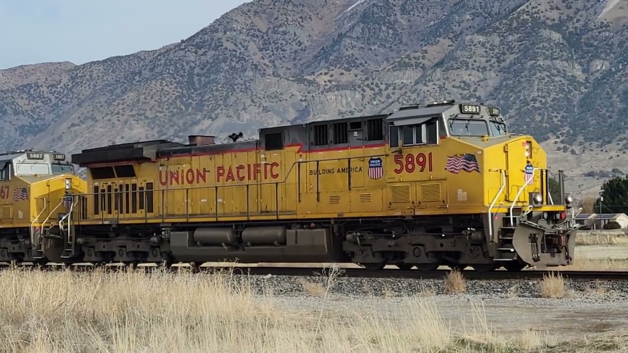 UP PDOG on January 20, 2026, Stopping Just Short of MP 32.5 or 8650 North in Honeyville Utah.
