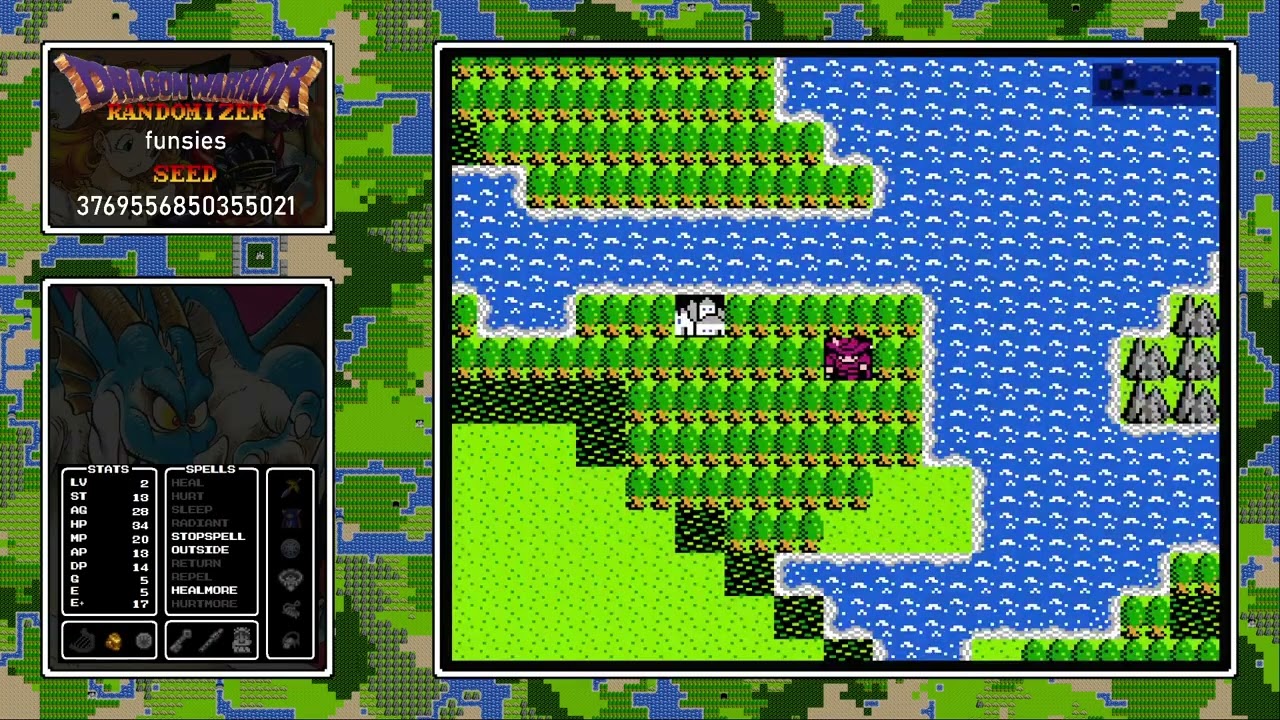 Navigating a DICEY DragonLord battle - Dragon Warrior Randomizer #3