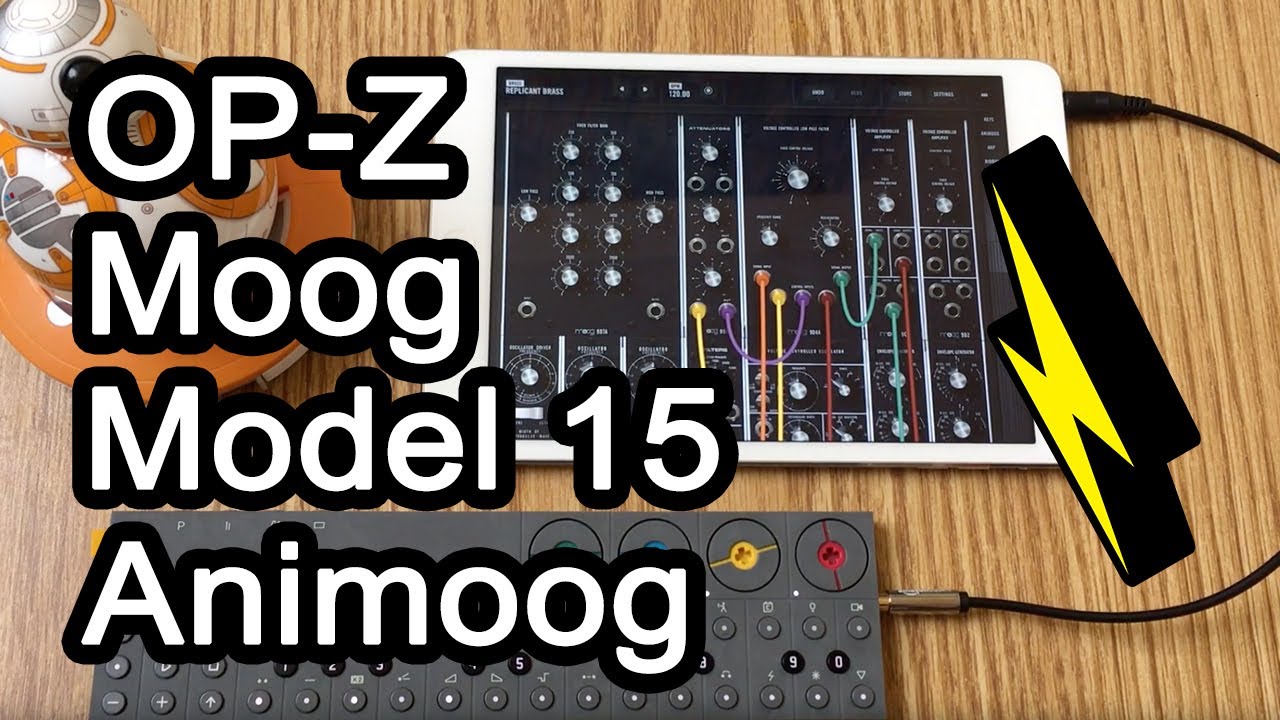 Teenage Engineering OP-Z + Moog Animoog / Model 15