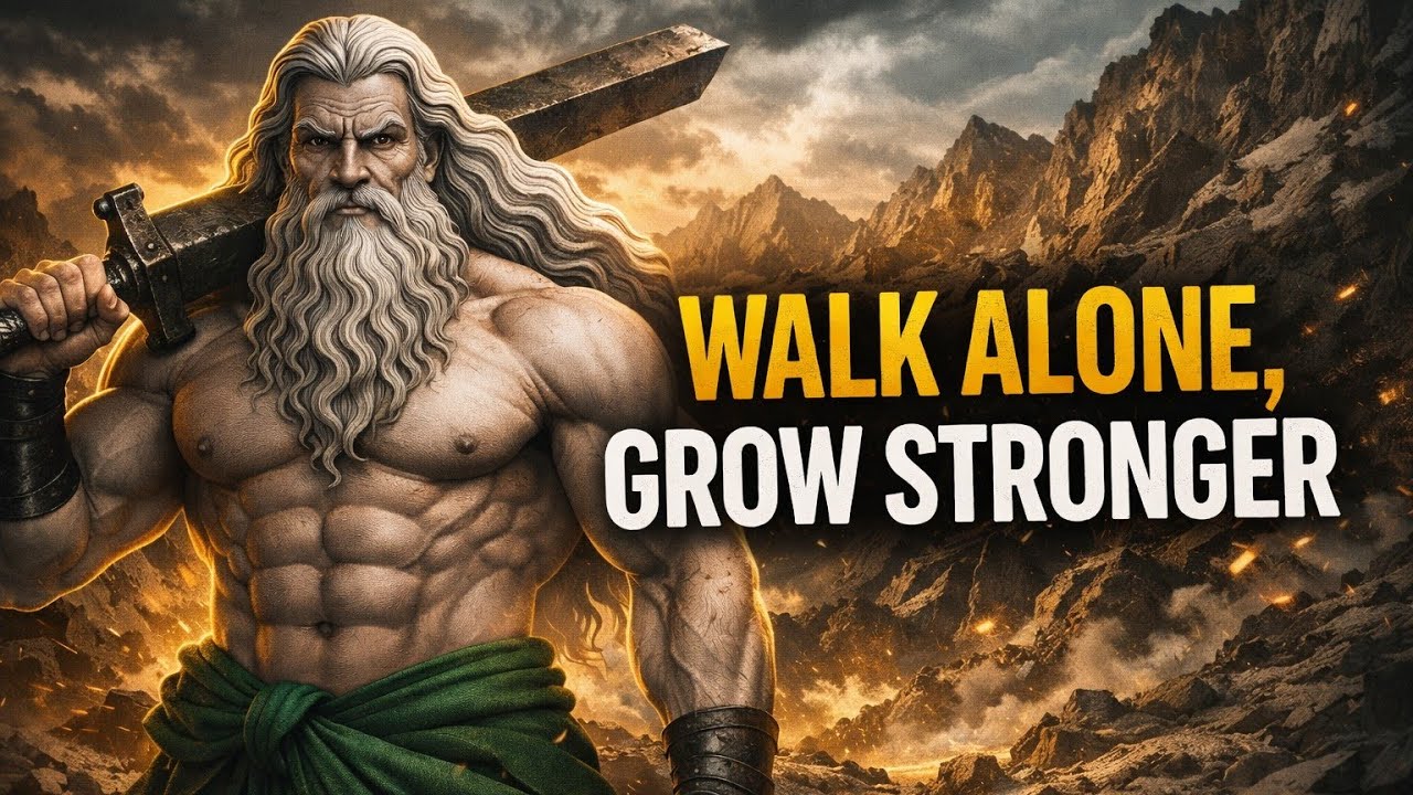WALK ALONE,GROW STRONGER 