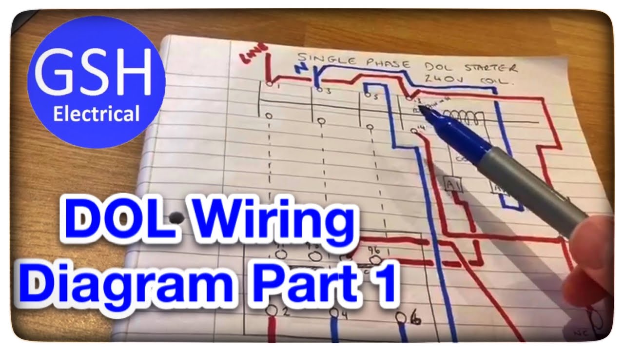 Wiring Diagram How to Wire (Connect) a Direct Online Starter (DOL) Connections Explained