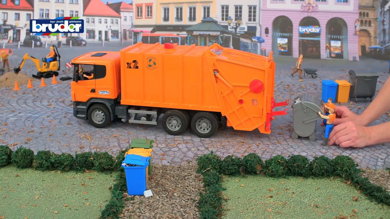 Scania M&uuml;llabfuhr -- 03560 -- BRUDER Spielwaren