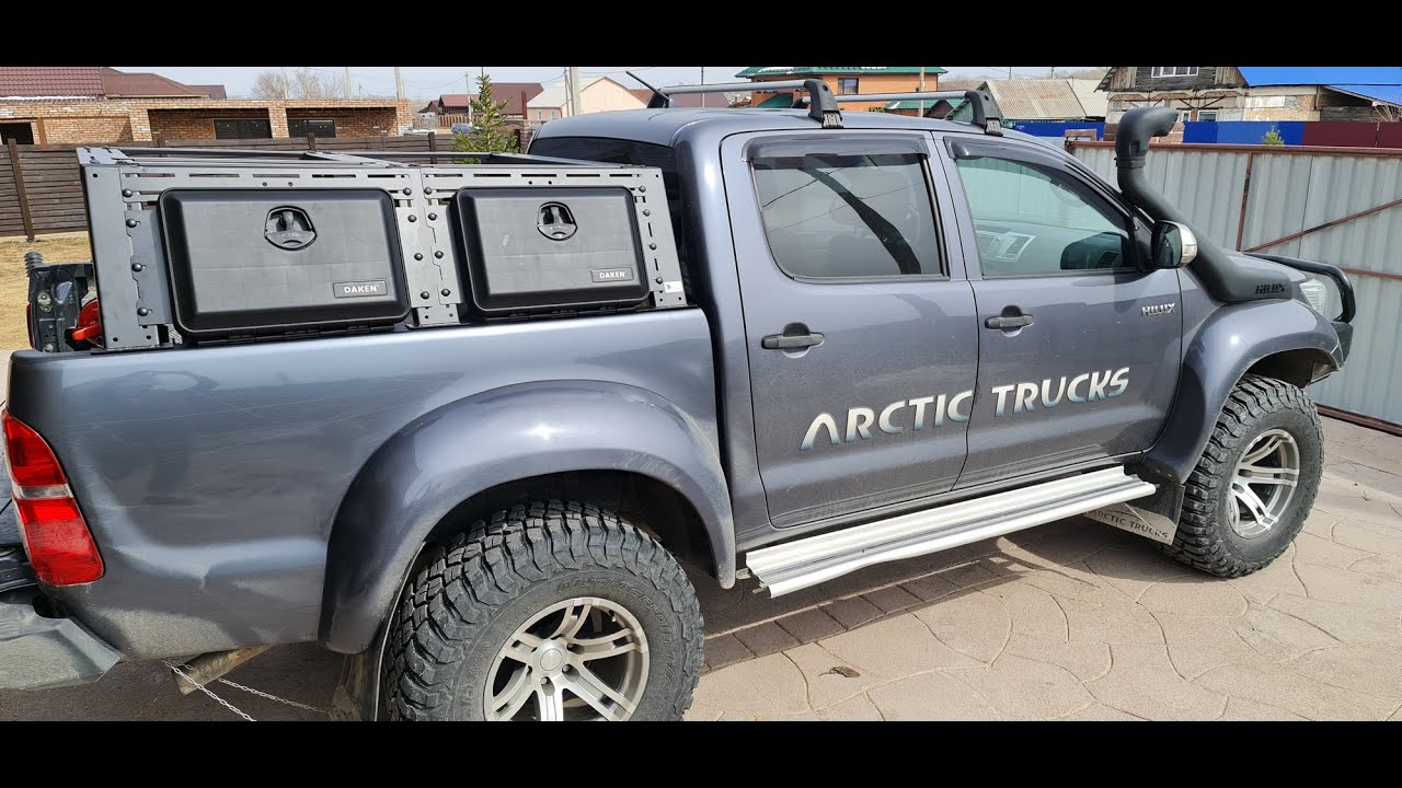 Герметичные ящики для пикапа! Установка от RMS expedition