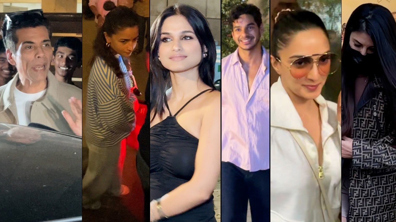 Alia Bhatt, Karan Johar, Ishaan Khatter, Kiara Advani, Jacqueline, Ravi Dubey, Sargun Spotted City