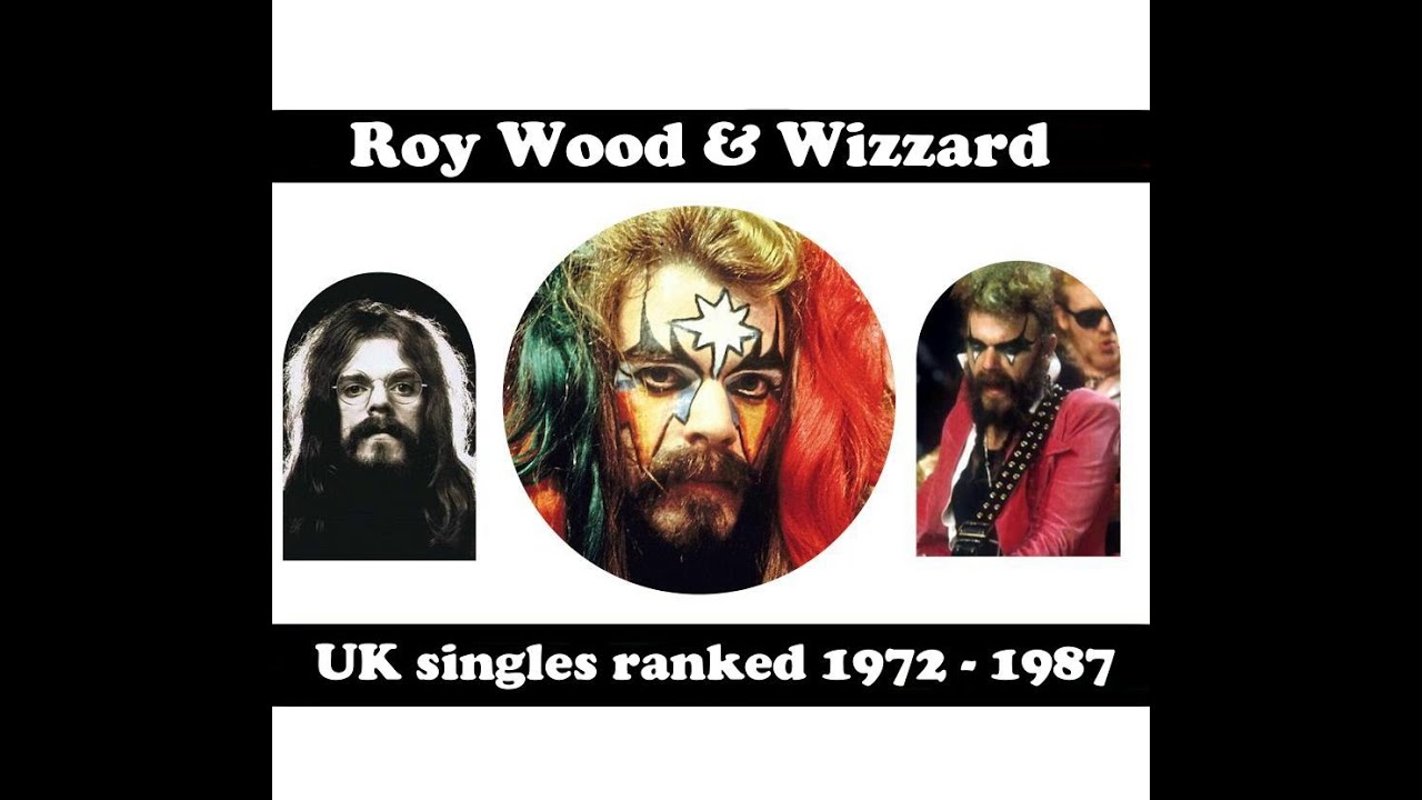 Roy Wood & Wizzard UK singles ranked 1972 - 1987 