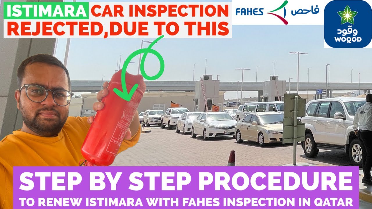 How to renew Car Istimara in Qatar|FAHES online appointment for car inspection  #habibibeast #qatar