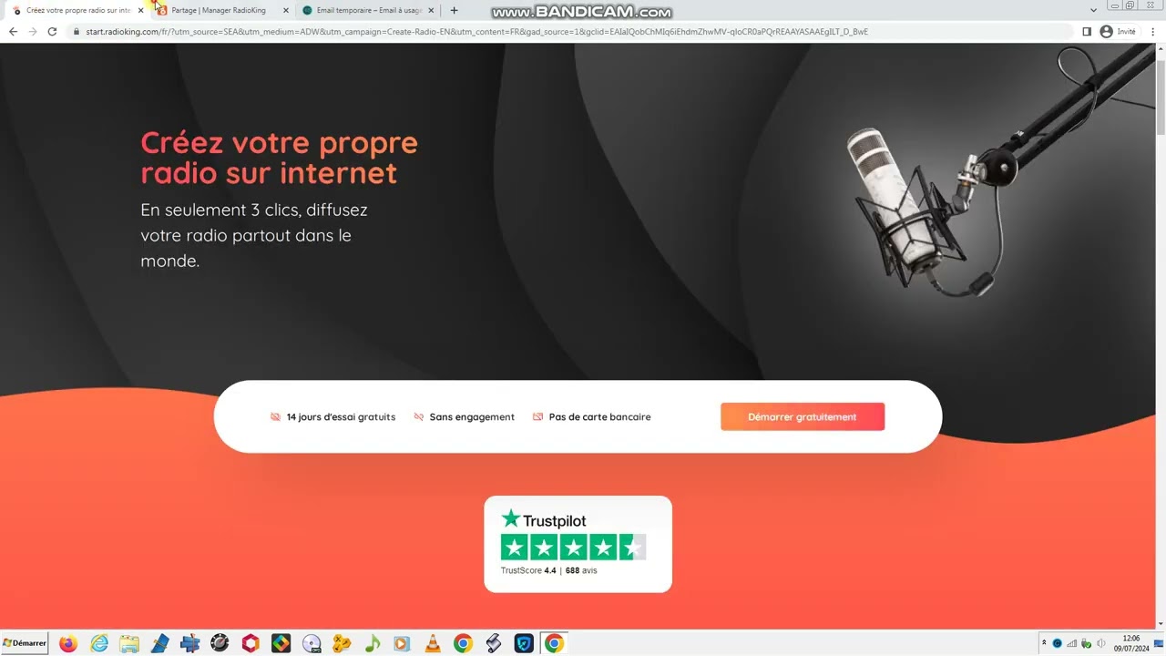Créer sa WebRadio facile gratuit (RadioKing)