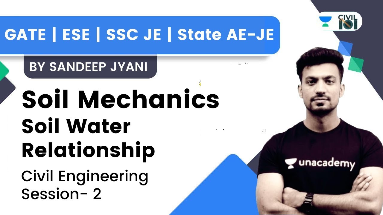 Soil Mechanics | Session 2 | Soil Water Relationship | Civil Engineering  | Sandeep Jyani
