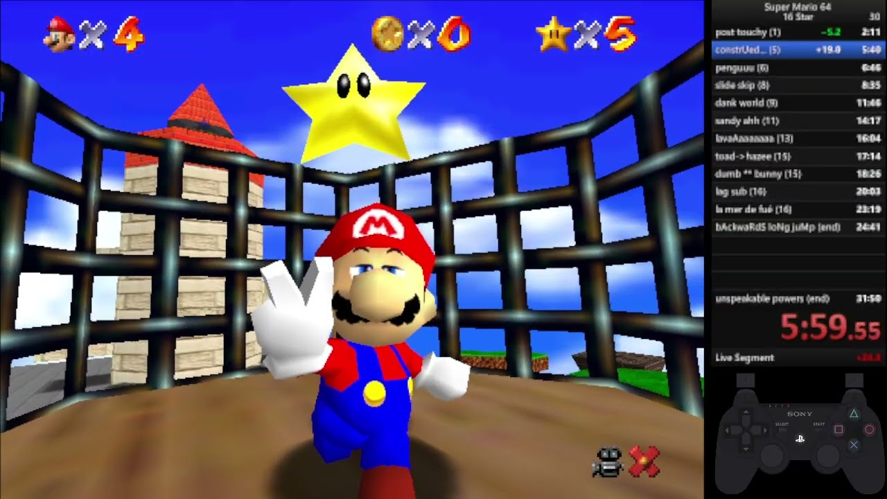 attempt at music chat during 16⭐ [mario64] [16⭐]