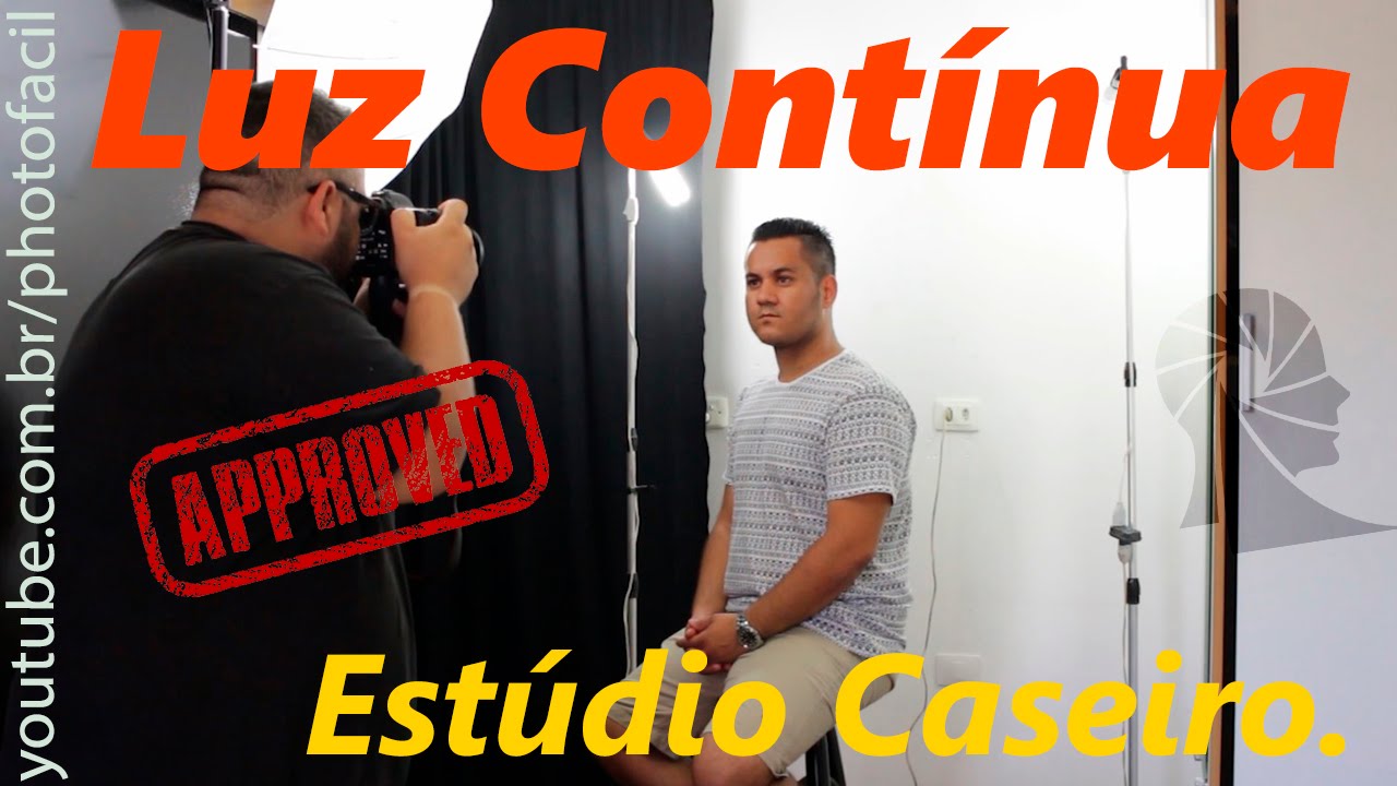 [Photo F&aacute;cil] Luz Cont&iacute;nua - Est&uacute;dio Caseiro