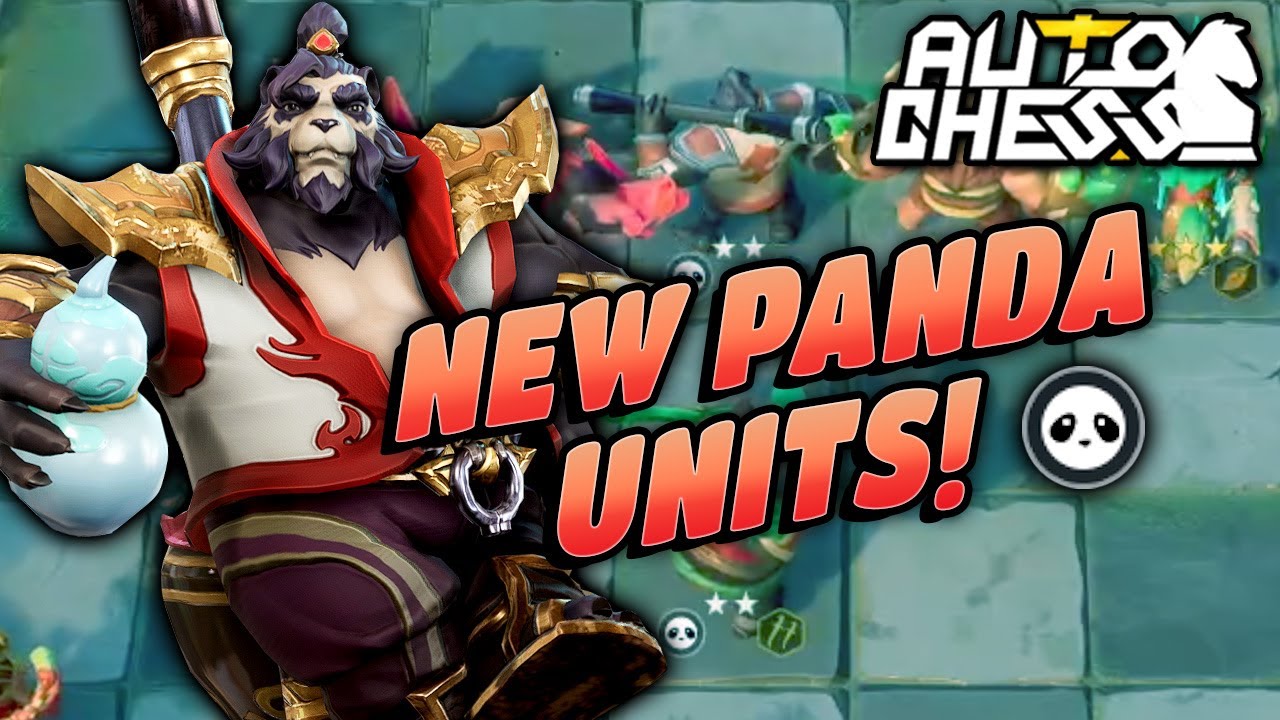 PANDAMAN FIRST LOOK! 3 NEW Panda Units in Auto Chess!? | Auto Chess Mobile | Zath Auto Chess 203