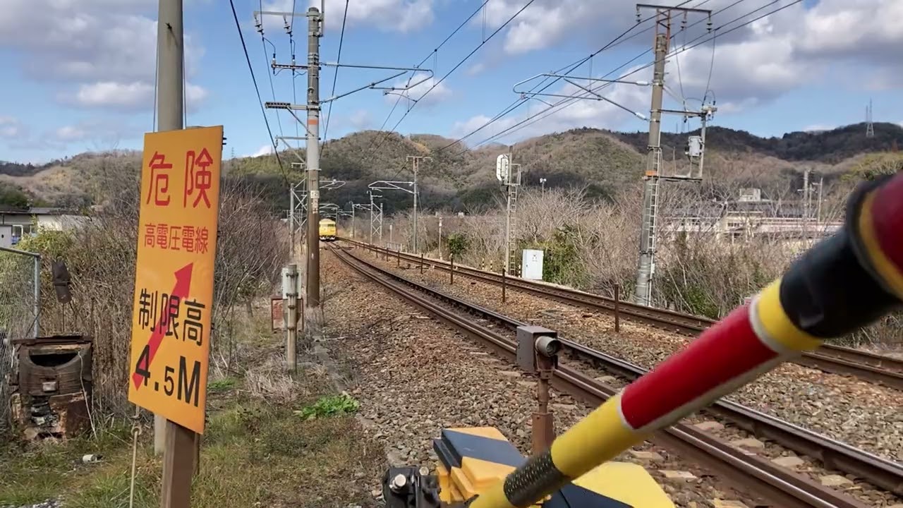 117系E-05編成高速通過2連発！晴天の下爆走