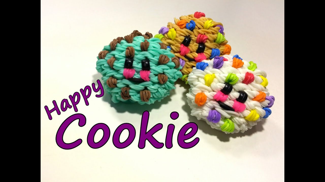 3-D Счастливый Cookie Учебник по feelinspiffy (Радуга Ткацкий станок)