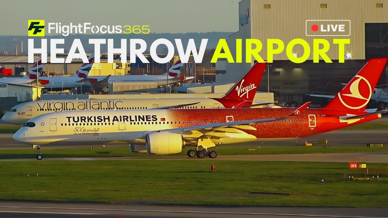 Heathrow Airport Live - Wednesday 11th March 2026