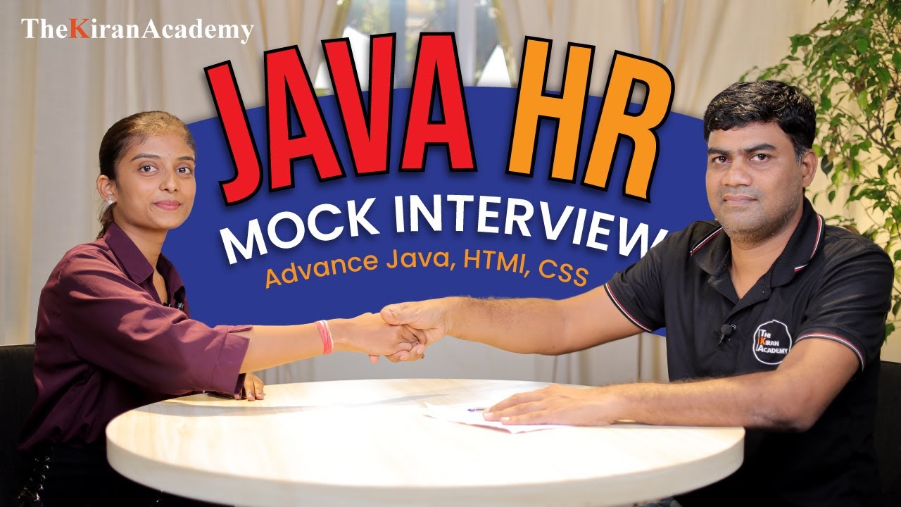 JAVA Interview Questions | HR Mock Interview | Advance Java, HTMl, Inheritance | Kiran Sir
