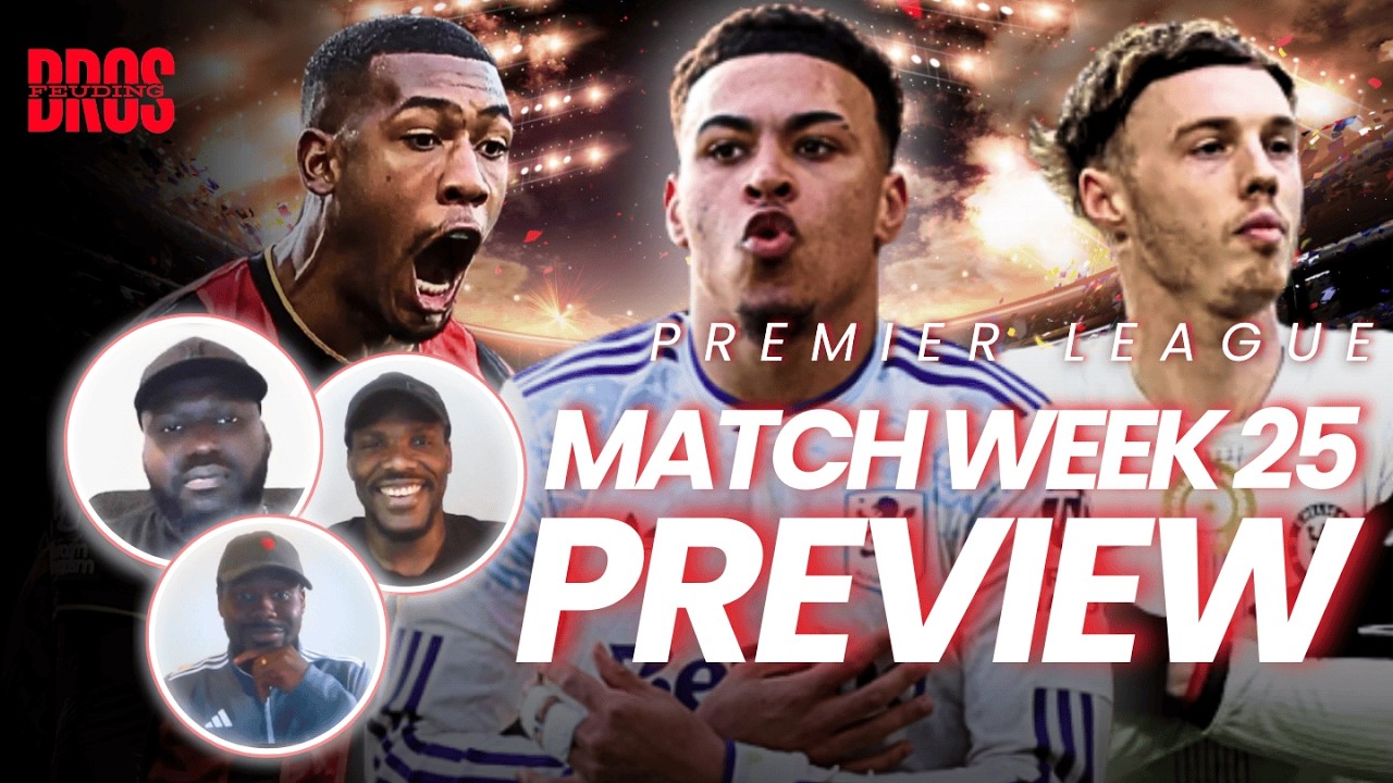 ОБЗОР 25-го тура 🔥 | «Арсенал» разгромил «Сандерленд» и оторвался на шесть очков | «Астон Вилла» ...