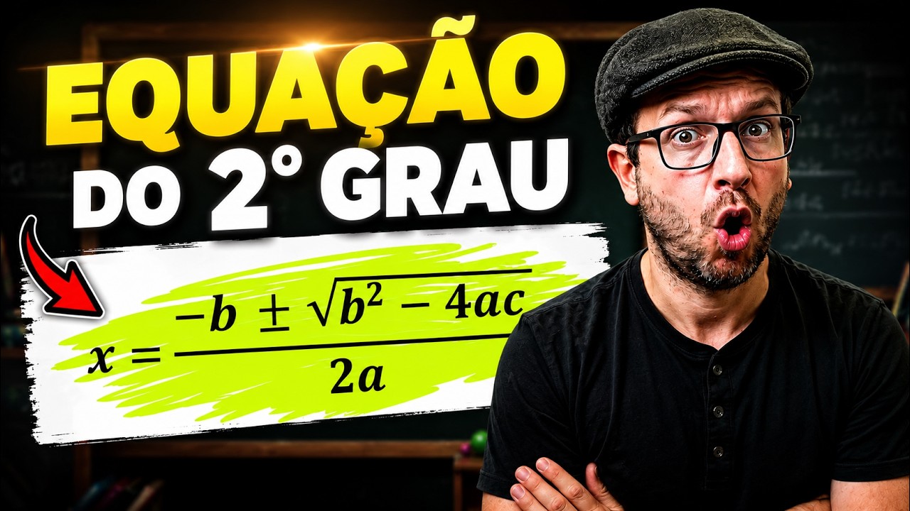 MELHOR e RÁPIDO| COMO RESOLVER EQUAÇÃO QUADRÁTICA DO 2º GRAU / aula de Matemática | ENEM /