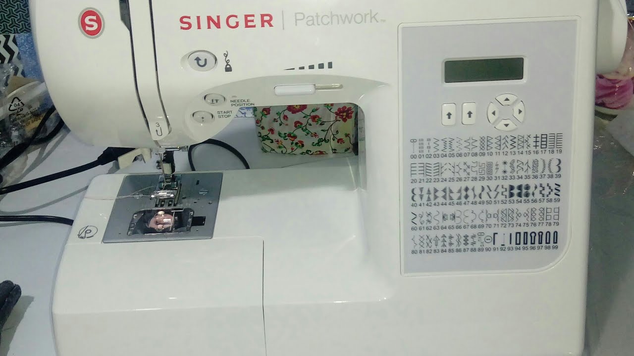 Minha maquina singer patchwork 7285 chegou