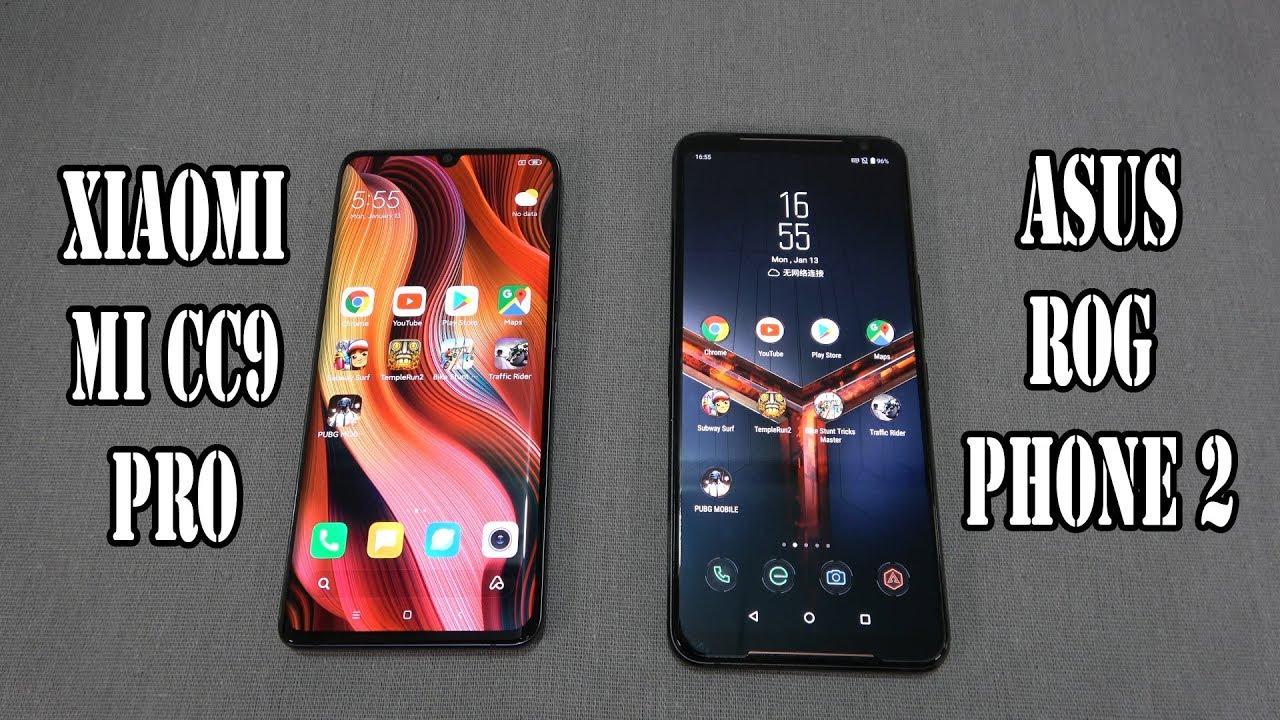Xiaomi MI CC9 Pro vs Asus ROG phone 2 | SpeedTest and Camera comparison