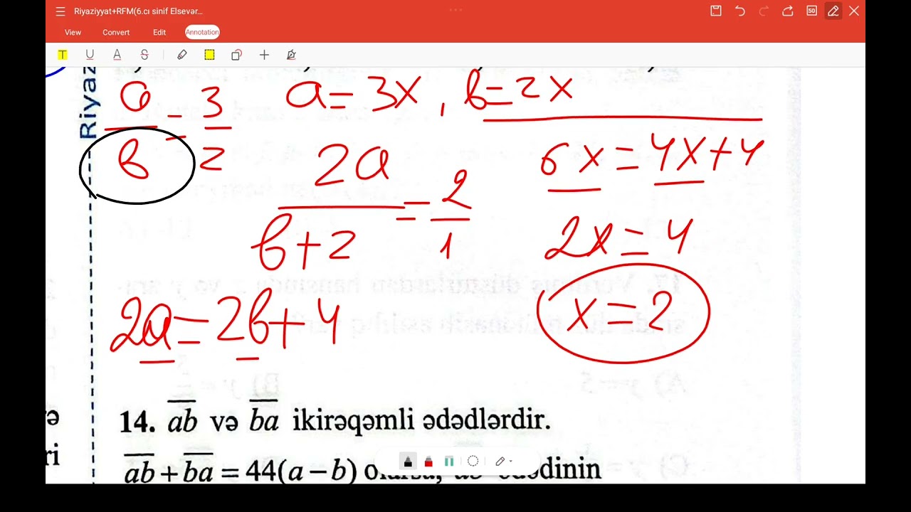 📍 6-cı sinif RFM.📝2021-2022 Qəbul Riyaziyyat. Riyaziyyat+Riyaziyyat Məntiq (Elsevər Vəliyev) Səh.174