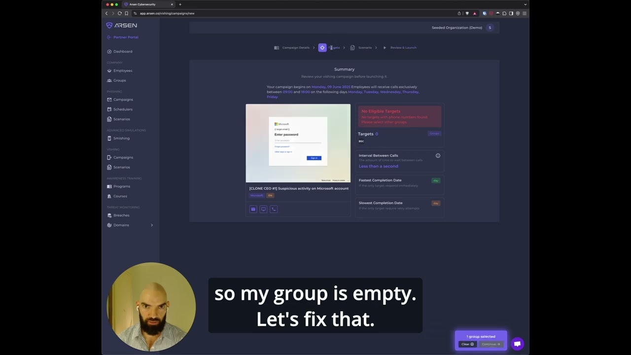 Vishing Attack Simulation by Arsen