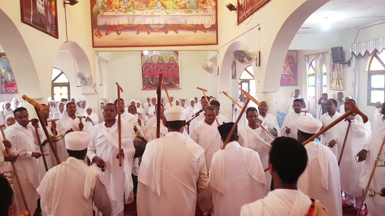 21 ኀዳር ጽዮን በደብረ ብስራት ቅዱስ ገብርኤል ካምፓላ ወረብ ታቦተ ሕጉ Hdar xyon Debre bsrat kudus gebriel kampala